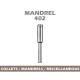 Dremel 402 Mandrel , 4pcs/pkt