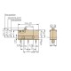 Micro Switch, Solder Terminal, 100 mA/250V , Cherry ,20mmX 9.65mm X Button Height 1.8mm, Flat Pin Height 3.2mmX 2.8 W