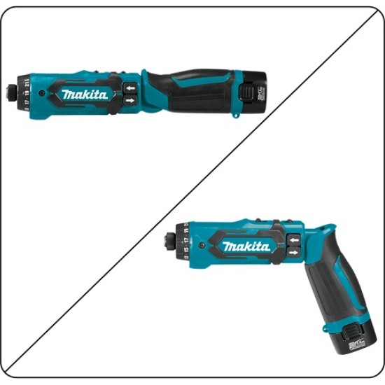 8.0 Nm (71 in.lbs.), 7.2V Japan Cordless Driver Drill, 2pcs Battery