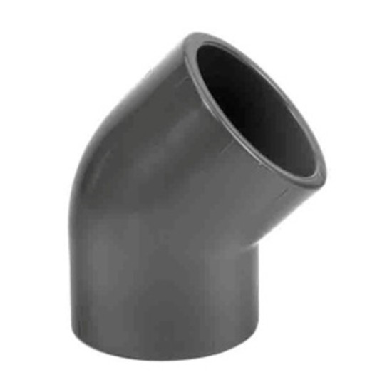 DIN 1/2" PVC 45Â° ELBOW(SOCKET)