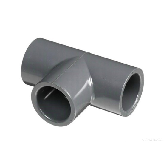 DIN 1/2" PVC TEE (SOCKET)