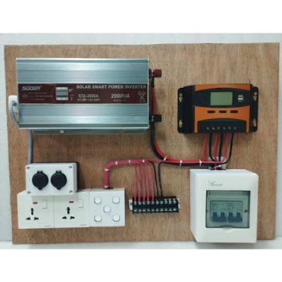 DIY DC solar system board with  MPPT 60A Solar Charge Controller