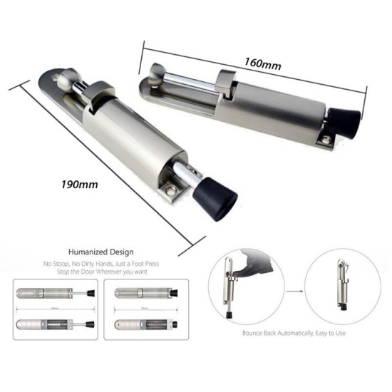 28mm Width - 1050 SUS DOOR STOPPER WITH DRILLING SCREW