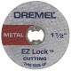 DREMEL EZ SPEEDCLIC FIBERGLASS REINFORCED CUT-OFF WHEEL 38.1MM 1.1MM ,5pcs/pkt