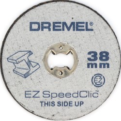 DREMEL EZ SPEEDCLIC FIBERGLASS REINFORCED CUT-OFF WHEEL 38.1MM 1.1MM ,5pcs/pkt DREMEL EZ SPEEDCLIC FIBERGLASS REINFORCED CUT-OFF WHEEL 38.1MM 1.1MM ,5pcs/pkt