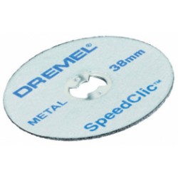 DREMEL EZ SPEEDCLIC FIBERGLASS REINFORCED CUT-OFF WHEEL 38.1MM 1.1MM ,5pcs/pkt DREMEL EZ SPEEDCLIC FIBERGLASS REINFORCED CUT-OFF WHEEL 38.1MM 1.1MM ,5pcs/pkt