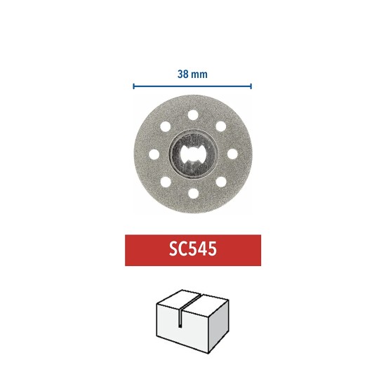 38MM EZ SPEEDCLIC: DIAMOND CUTTING WHEEL ,5PCS/PKT