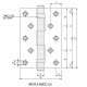 HEAVY DUTY HINGES FOR FIRE DOORS-S, 2pcs/pair, 127mm