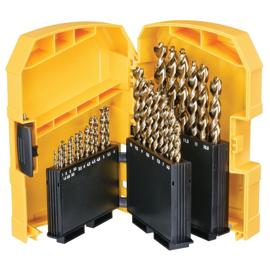 29-Piece Twist Set for Metal, 1-13mm X 0.5 , HSS-G Bits 