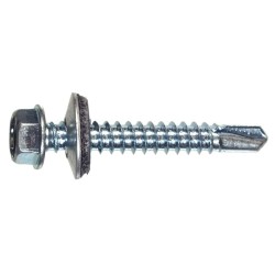5 x 20mm Hex Drilling Screw with Rubber Washer ,1000pcs/box