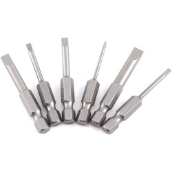 P076, 3mm X 0.5  X 50mm Slot Screwdriver Bit