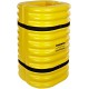 8" Column Protector, 42" High, Yellow with Black Straps, 2pcs/set