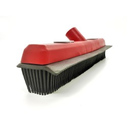 Dyno-X ,HEAVY DUTY BRUSH RUBBER MATERIAL, 330MM X 90MM X70mm,C/W 4ft HANDLE