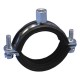 SS BRAIDED HOSE CLAMP 1 1/2'' , 100pcs/box