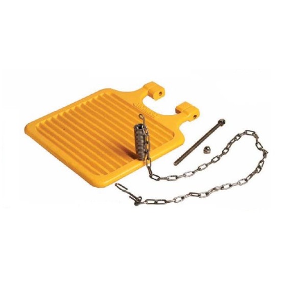 2ft,FOOT PEDAL WITH STAINLESS STEEL CHAIN, SPRING &amp; CLIP, SS SCREW AND ROUND NUT 