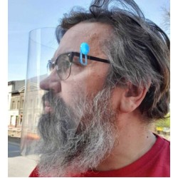 Safety Face Visor Mask Shield Clip On Glasses