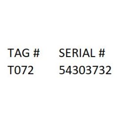 Engraving words, filled in color (white) on plastic surface ,W#H6.5mm X L 68mm X H20mm,