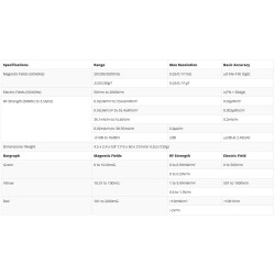 Measures Magnetic Field, Electric Field and Radio Frequency Strength
