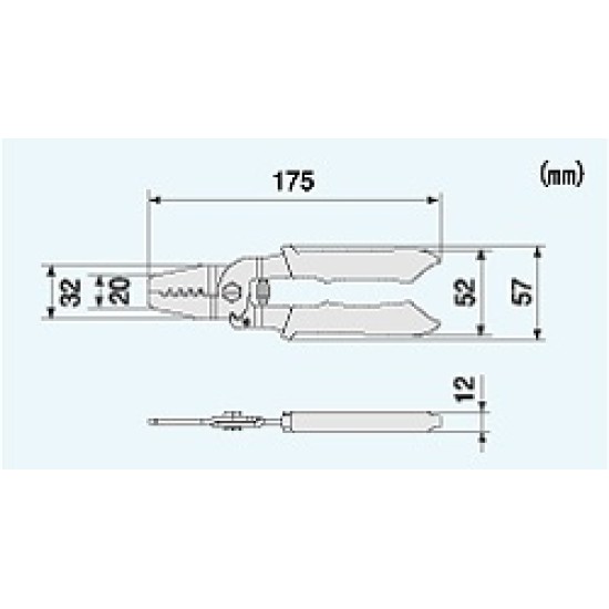 ENGINEER, PA-21 Universal Crimping Pliers 