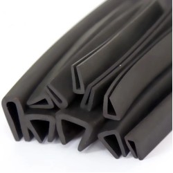 12mm(W) x 14mm(H) x Groove 5.5mm ,EDGE,FLAT TYPE RUBBER SEAL, 100MTR/ROLL