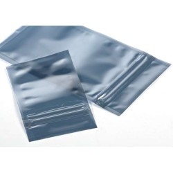 7" X 10",Metal-in Static Shield Bag, Zip,ESD,2500pcs/bag