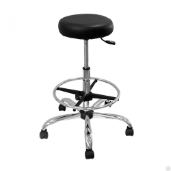 ESD Stool # 1001 with High Gaslift - Black , Wheel