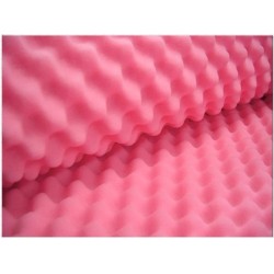 50" x 70" x 1" X  4pcs, - Anti-static PU foam pink, convoluted foam ,Density= 1.2 pcf 