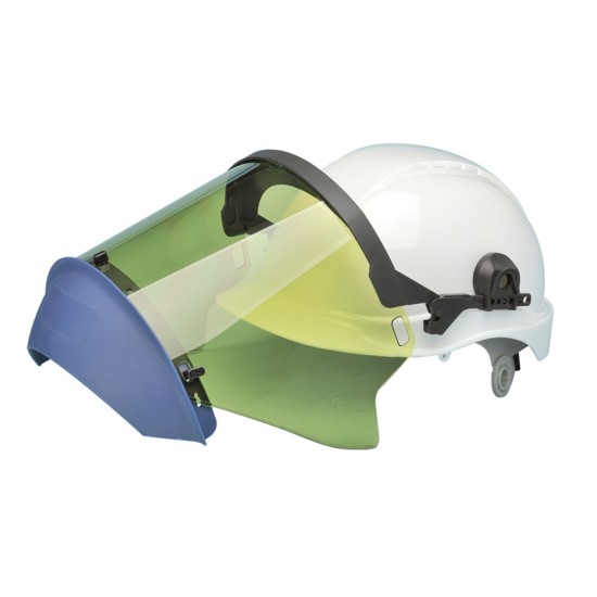 ELVEX, Model: TECRA HELMET, WITH ARC SHIELD 