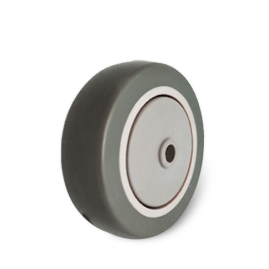 3" Grey Rubber Wheel Only ,ID9.7mm X Thickness 39.7mm