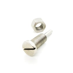 GSZ 11-90 PERL ,SUS Straight Grinder Pin Holder ,Pin 5.5mm X thread 1/2" X 20g left With Nut