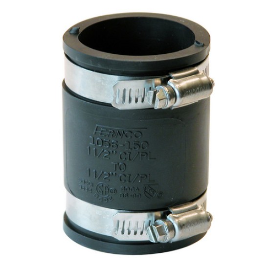 1056-150 - Fernco Coupling 1-1/2" ,10pcs/ctn