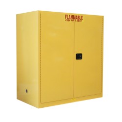 110gal ,Yellow Safety Can Storage Cabinets ,65" X 59" X 34" ,Manual Door
