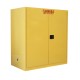 110gal ,Yellow Safety Can Storage Cabinets ,65" X 59" X 34" ,Manual Door