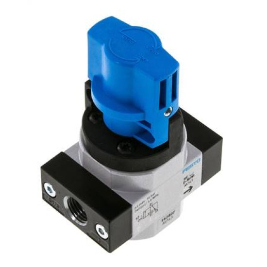 Festo HE-1/4" D-Mini (162807) On/off Valve 