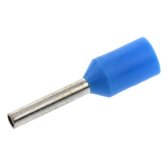 1.5MM X 8MM LENGTH BLUE, FERRULE PIN, 0.75MM² WIRE SIZE, 100PCS/PKT