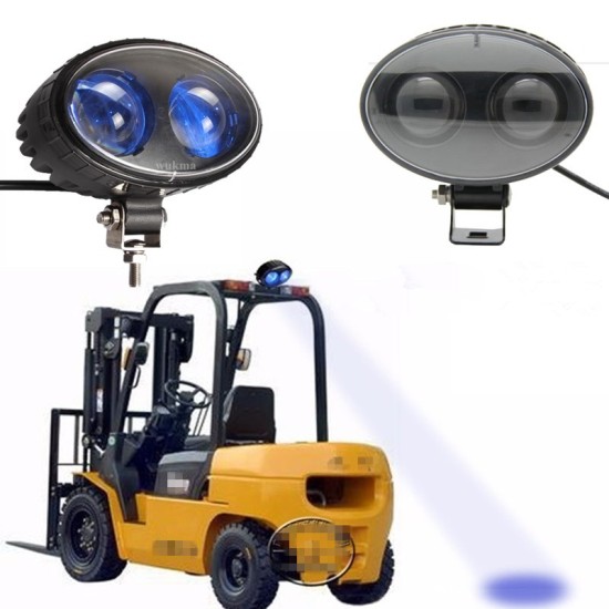 36V,LED Spot Forklift Truck Blue Warning Lamp Safety Working Light 