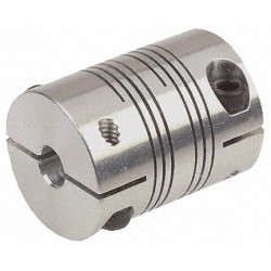 Aluminium Flexible Beam Coupling ,LENGTH 22.9MM X OD 19.1MM 