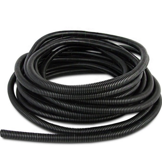 ID19mm Black Flexible Conduit, 5mtrs/roll 