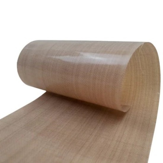 BROWN,CONVEYOR LAMINATION SHEET CLOTH COATED WITH PTFE 0.24MM X 2150MM X 6300MM