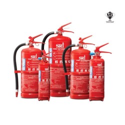 Fire extinguisher ABC dry powder, 2kg c/w fire certificate (1 year) 