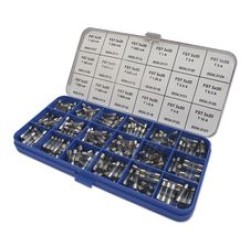 Glass FUSE, 5x20mm, 100mA to 10A , Fuse Kit