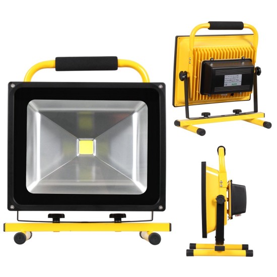 4500lm,Rechargeable Flood Light, MS006240 GY 50W 6500K Day Light