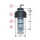 5-24VDC,F3.00.H.03, PADDLEWHEEL FLOW SENSOR c/w 8m cable length, Body Length is  L1(3.88")