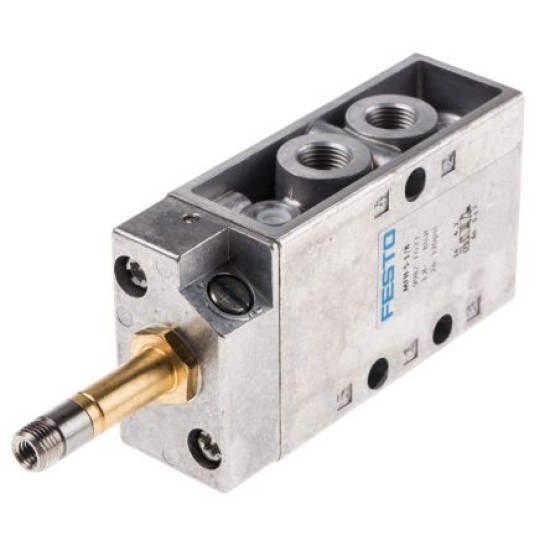 SOLENOID VALVE, MFH-5-1/8-B ,G 1/8 5/2 ,Spring Through Hole Pneumatic, 500L/min