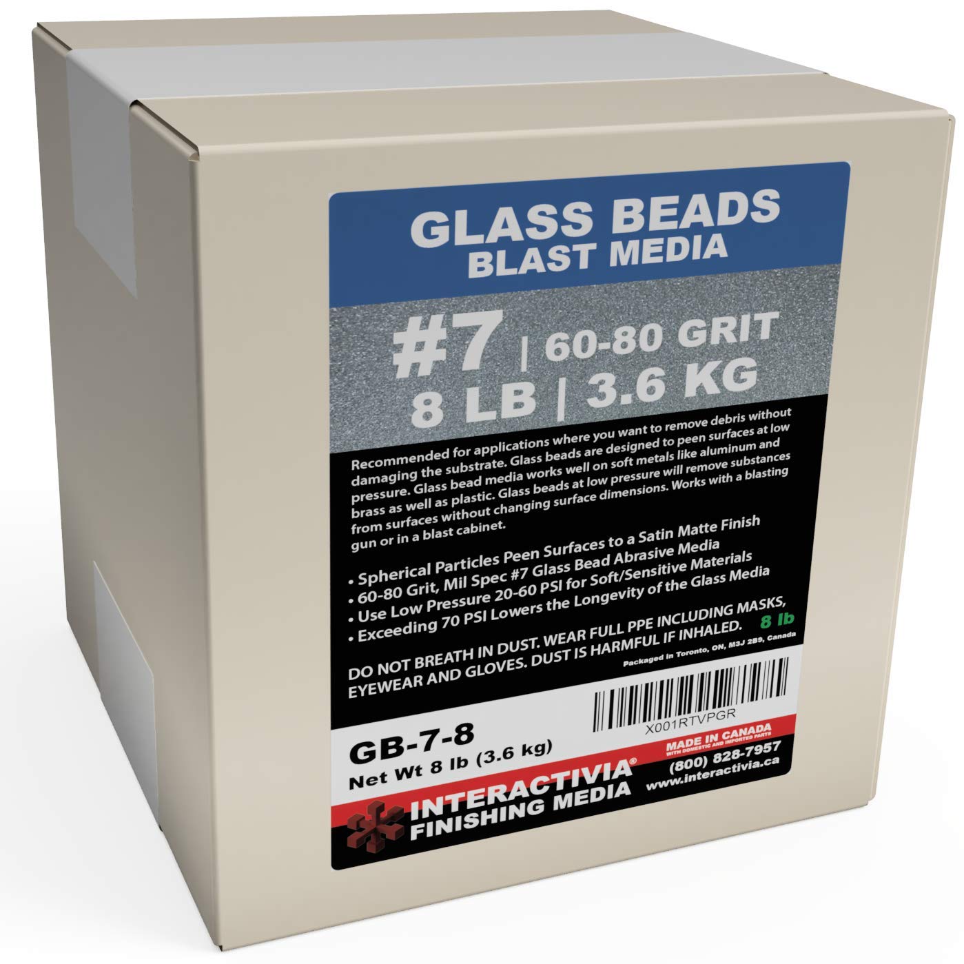 19 Lb Or 8.6 Kg - Blasting Abrasive Media Extra Fine 100 170 Mesh