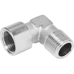 1/2"Male X 1/2"Female Street Brass Chrome Elbow,  8030219, NPFC-L-R12-G12-MF , 10pcs/pkt