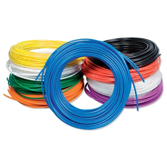 Star , ¼" PE tubing, blue color, 100mtrs 