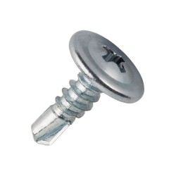 DRILLING SCREW,FLANGE WAFER HEAD PAN, 4 x 13MM, 200PCS