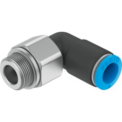 1/2" X 14g X thread length 3/8",Swivel Hex  X tubing OD 12mm, 186293, QSRL-G1/2-12