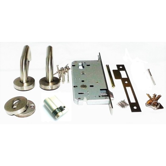 LOCK SET FOR FIRE RATED DOOR ,CISA SASHLOCK WITH DOLD DH1260 LEVER HANDLE